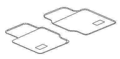 VAUXHALL FLOOR MAT SET - GENUINE NEW - 39143395
