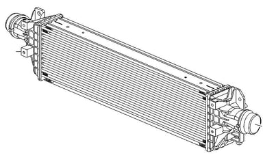VAUXHALL CHARGE AIR COOLER - GENUINE NEW - 95081734