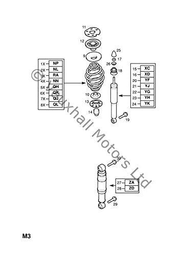 Vauxhall Corsa (2001) Shock Absorber - 72119127