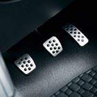 Tigra B (2004-) Stainless Steel Pedals - Manual Transmission