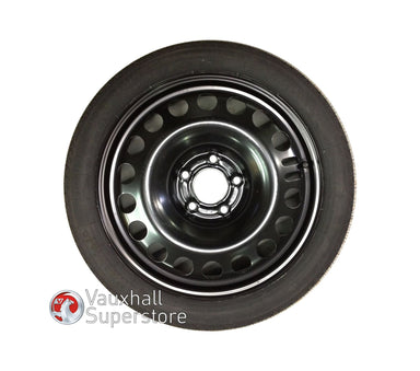 Astra J (2009-2015) 16 Inch Steel Wheel, 4J X 16  (Space Saver) (POC J60) With Tyre