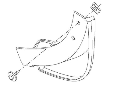 VAUXHALL MUDFLAP SET - GENUINE NEW - 42506005