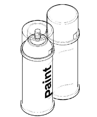 VAUXHALL SPRAY CAN - GENUINE NEW - PAINT CODE 22Y - BLACK JACK
