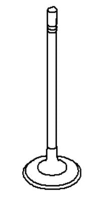 VAUXHALL EXHAUST VALVE - GENUINE NEW - 55270169