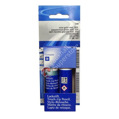 VAUXHALL TOUCH UP PAINT - GENUINE NEW - PAINT CODE 30X - PEPPERMINT GREEN