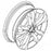 Corsa D VXR (2007-2014) 16 Inch, 5 Double Spoke Alloy Wheels - Set of 4 with Winter Tyres