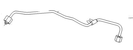 VAUXHALL FUEL PIPE - GENUINE NEW - 95523935