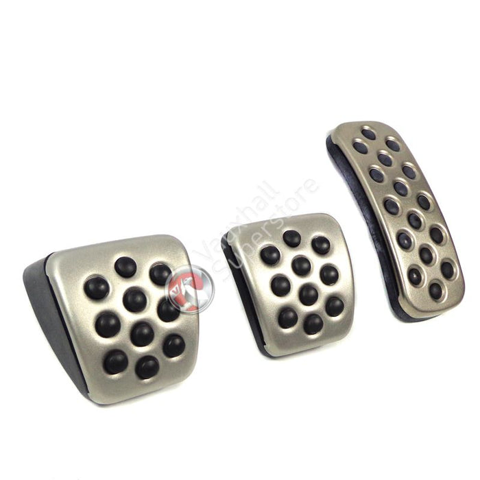 ASTRA K (VXR STYLING) STAINLESS STEEL PEDAL COVER SET - MANUAL