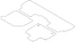 VAUXHALL COMBO E RUBBER MATS PANEL VAN - GENUINE NEW - 95599962