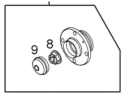 VAUXHALL WHEEL BEARING KIT - GENUINE NEW - 95517150