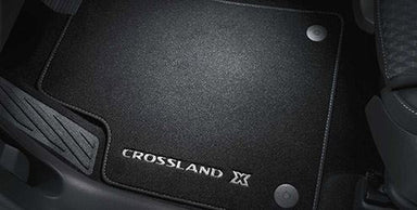 VAUXHALL Genuine Crossland X - Footwell Floor Mats - Velour Carpet - Jet Black - Mud/Rain/Snow/Footwell/Passanger/Driver/Rear/Front