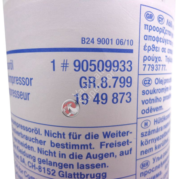 Lubricant, Special, 250 ML, Air Conditioning Compressor