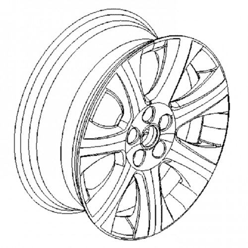 Astra GTC (2010-) 17 Inch Alloy Wheels - Set of 4 with Winter Tyres