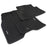 Antara Velour Car Mats - (2007-2016) - Black with Stitched Edges