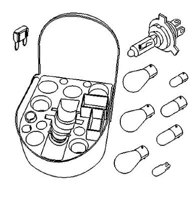 VAUXHALL BULB KIT - GENUINE NEW - 39171087