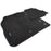 Mokka X Velour Car Mats - (2013-) - Black with Stitched Edges