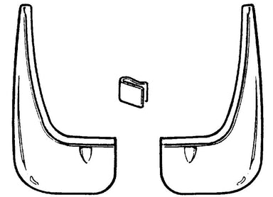 VAUXHALL MUDFLAPS - GENUINE NEW - 91128896
