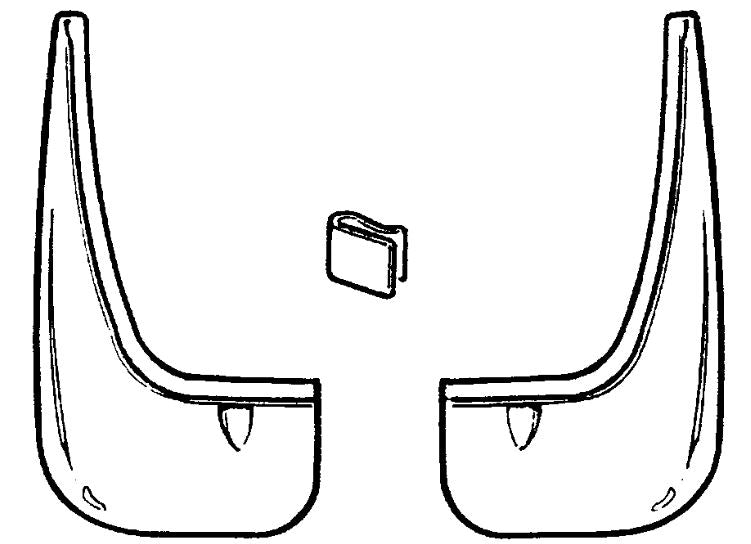 VAUXHALL MUDFLAPS - GENUINE NEW - 91128896