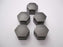 INSIGNIA ALLOY WHEEL NUT COVERS IN ANTHRACITE X5,