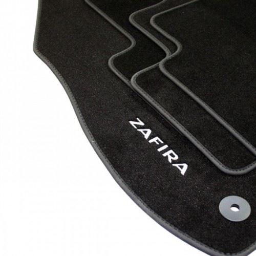 Vauxhall Zafira C Tourer Mats - Velour Carpet - Black (Set of Four)