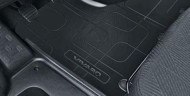 VAUXHALL Genuine Vivaro B Footwell Floor Mats - Rubber All Weather - Front Pair - Mud/Rain/Snow/Footwell/Passanger/Driver/Rear/Front