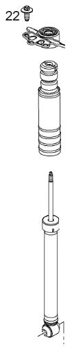 VAUXHALL SHOCK ABSORBER - GENUINE NEW - 95527309