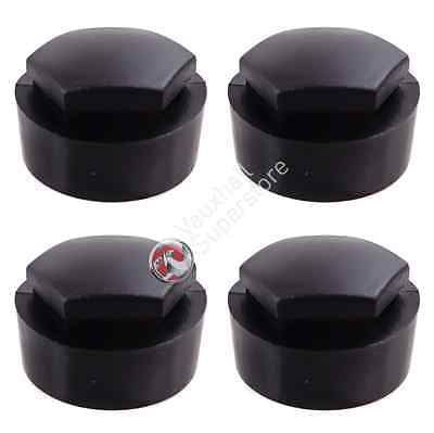 ASTRA J LOCKING WHEEL NUT COVERS / CAPS X 4 - BLACK -