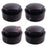 ASTRA J LOCKING WHEEL NUT COVERS / CAPS X 4 - BLACK -