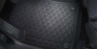 VAUXHALL Genuine Crossland X Footwell Floor Mats Rubber All Weather - Jet Black - Mud/Rain/Snow/Footwell/passenger/Driver/Rear/Front