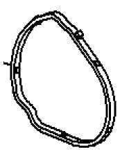 VAUXHALL GASKET - GENUINE NEW - 55565947