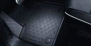 VAUXHALL Genuine Grandland X - Rubber Floor Mats - All Weather - Jet Black - Mud/Rain/Snow/Footwell/Passanger/Driver/Rear/Front