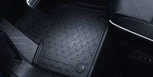 VAUXHALL Genuine Grandland X - Rubber Floor Mats - All Weather - Jet Black - Mud/Rain/Snow/Footwell/passenger/Driver/Rear/Front