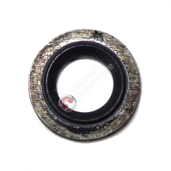 VAUXHALL AIR CONDITIONING PIPE SEALING WASHER / O RING - PAIR  - GENUINE NEW