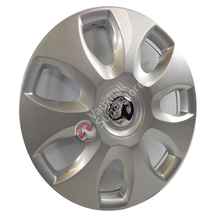 ADAM 15" SILVER WHEEL COVER - SINGLE