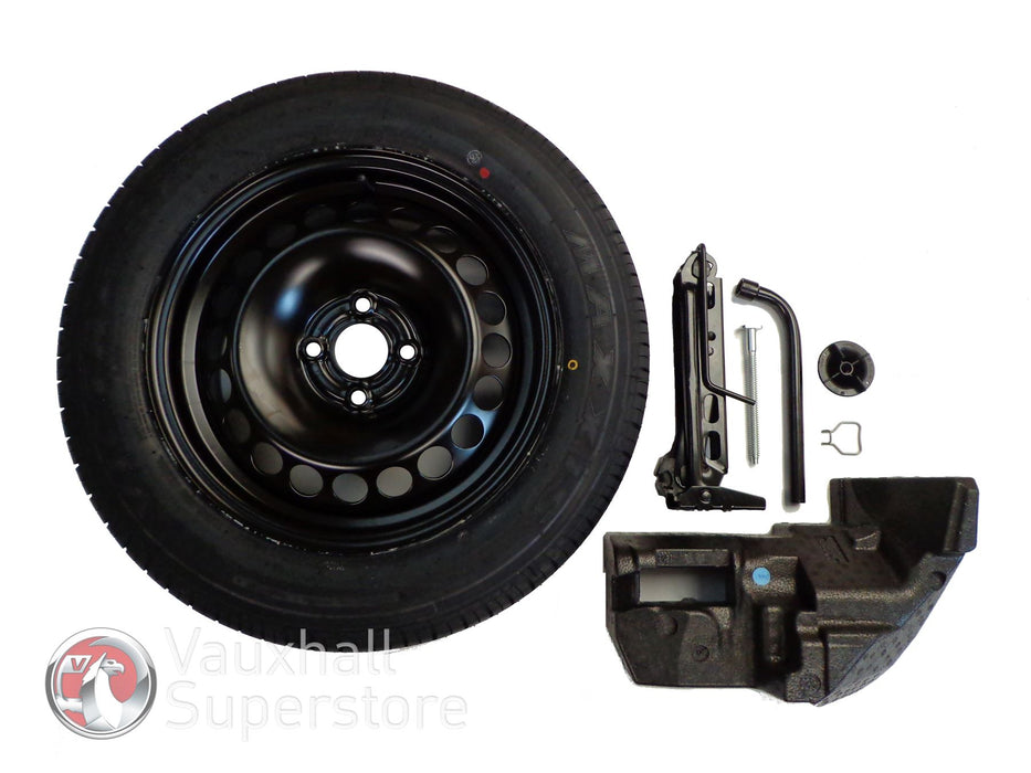 Corsa E (2015-) Full Sized Spare Wheel 15 Inch 4 Stud - Complete Kit