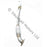 Genuine Vauxhall Corsa Corsavan Tigra Exhaust Front / Centre Section 13204580