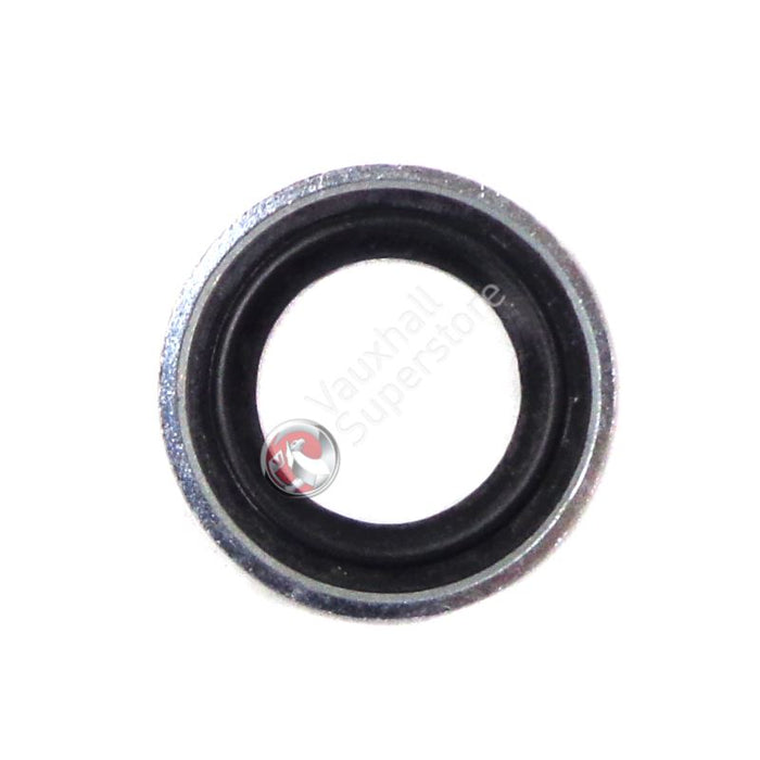 VAUXHALL AIR CONDITIONING PIPE SEALING WASHER / O RING - PAIR  - GENUINE NEW
