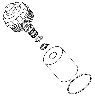 VAUXHALL FILTER ELEMENT - GENUINE NEW - 98073537