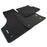 Meriva B Velour Car Mats - (2010-) - Black with Stitched Edges