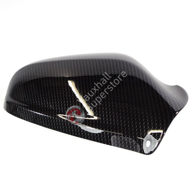 Astra H 3 Door RH Wing Mirror Cover (Drivers Side) - Carbon Effect - 9271744