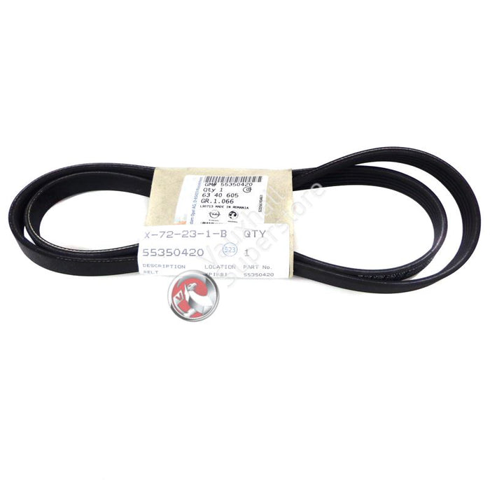 BELT, DRIVE, 17.80 X 1450 MM, ALTERNATOR (IDENT GP)  (PRODUCTION NO. 55350419)