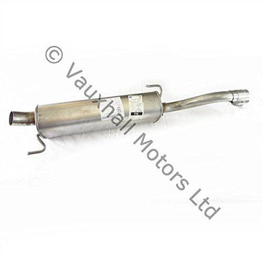 Genuine Vauxhall Corsa D 2007 Exhaust Rear Section / Back Box 13220778