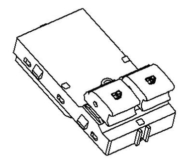 VAUXHALL SWITCH - GENUINE NEW - 13305978
