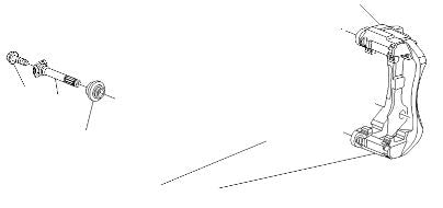 VAUXHALL FRONT BRAKE CARRIER - GENUINE NEW - 95519694