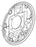 VAUXHALL REAR BRAKE CARRIER - GENUINE NEW - 42550407