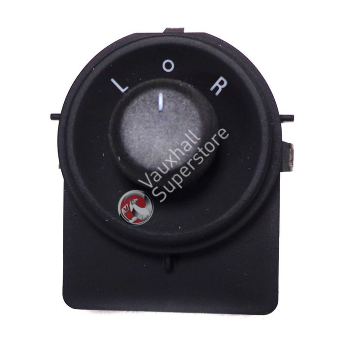 SWITCH, ASSY., DOOR MIRROR ADJUSTMENT, BLACK (EXCEPT ELECTRIC FOLDING MIRROR)