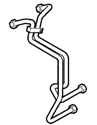 VAUXHALL INJECTOR PIPES 3 AND 4 - GENUINE NEW - 98084758