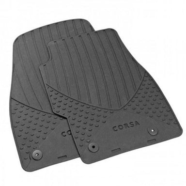 Corsa E (2015-2019) Rubber Mats - (Front Set)