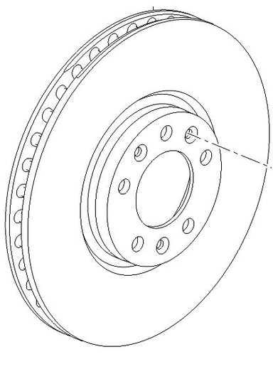 VAUXHALL BRAKE DISC - GENUINE NEW - 3641958