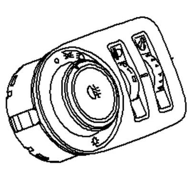 VAUXHALL LIGHT SWITCH - GENUINE NEW - 39049504